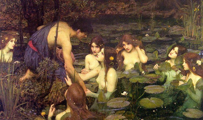 John William Waterhouse Hylas and the Nymphs France oil painting art